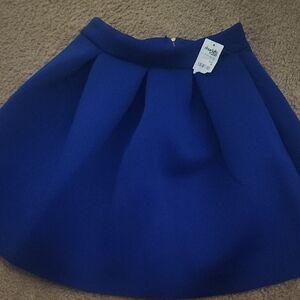 Charlotte Russe Blue Bubble Mini Skirt